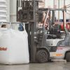 Bulk bag on forklift